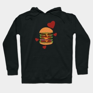 Love Big Burger Hoodie